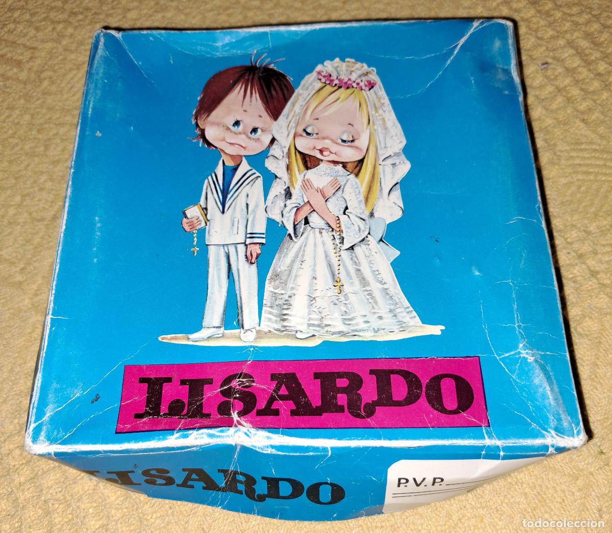 Antig&uuml;edades: COMPLEMENTOS COMUNI&Oacute;N NI&Ntilde;A - LISARDO - EN SU CAJA - 4 COMPLEMENTOS - A&Ntilde;OS 60 - Foto 1