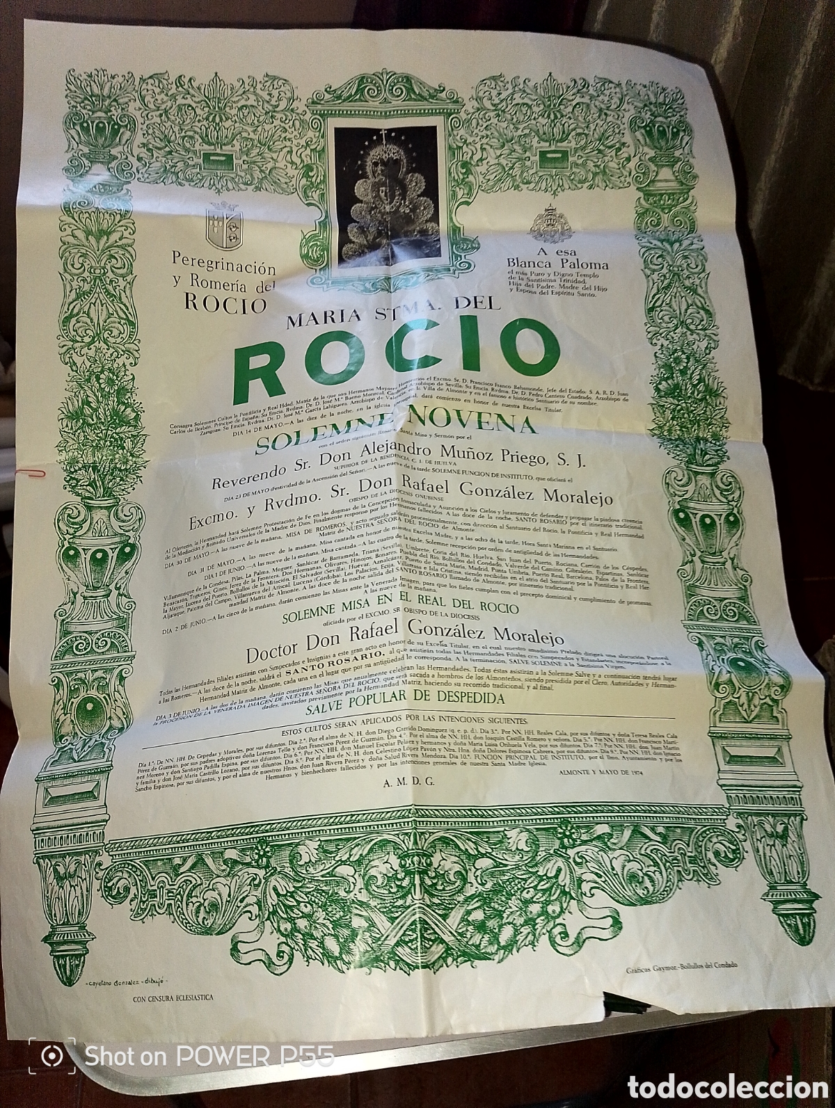 Antig&uuml;edades: Programa del Roc&iacute;o matriz - Foto 1