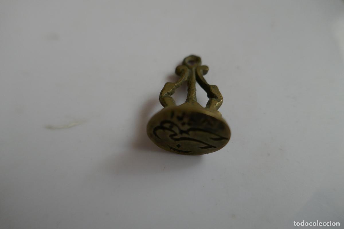 Antig&uuml;edades: CURIOSO SELLO &Aacute;RABE DE BRONCE. - Foto 2