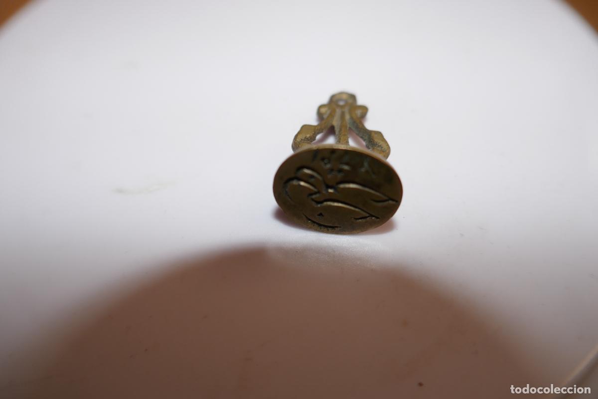 Antig&uuml;edades: CURIOSO SELLO &Aacute;RABE DE BRONCE. - Foto 3