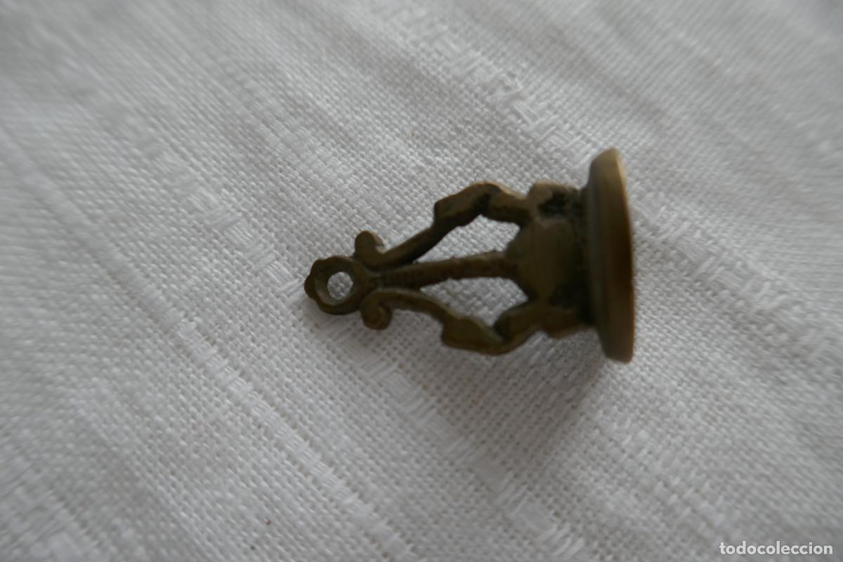 Antig&uuml;edades: CURIOSO SELLO &Aacute;RABE DE BRONCE. - Foto 5