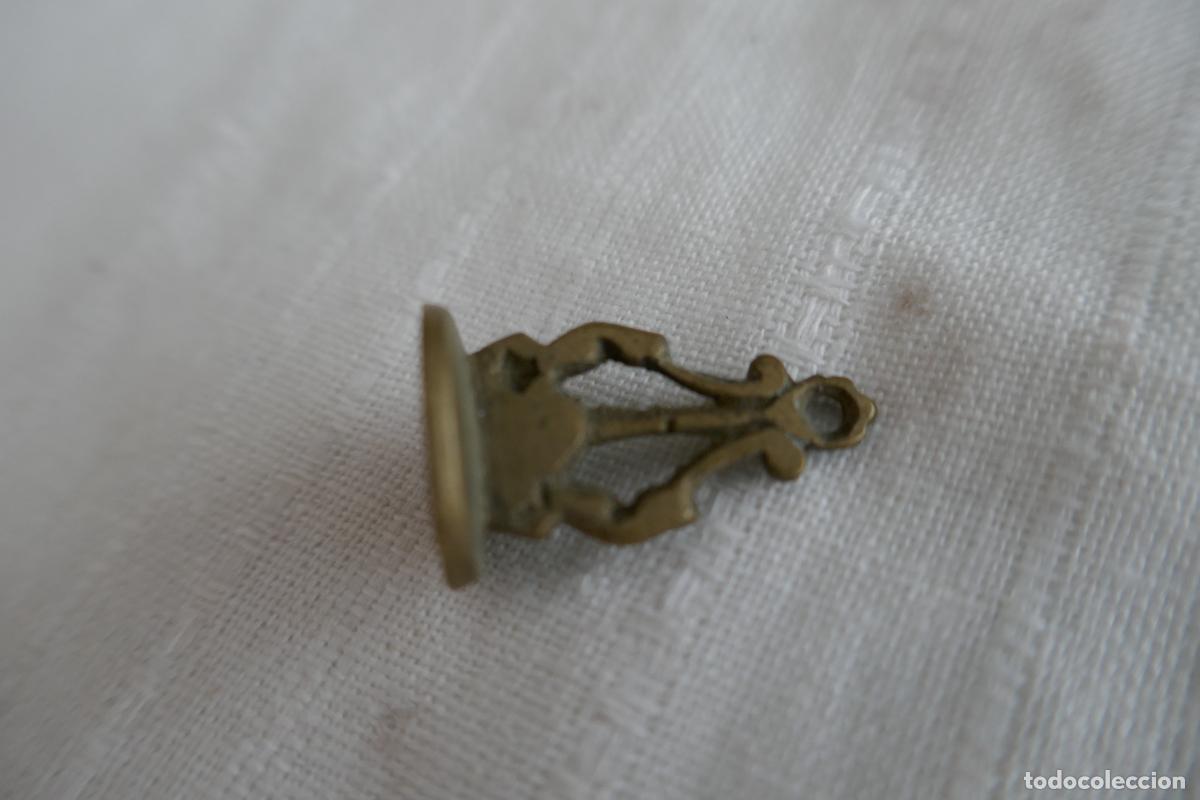 Antig&uuml;edades: CURIOSO SELLO &Aacute;RABE DE BRONCE. - Foto 6