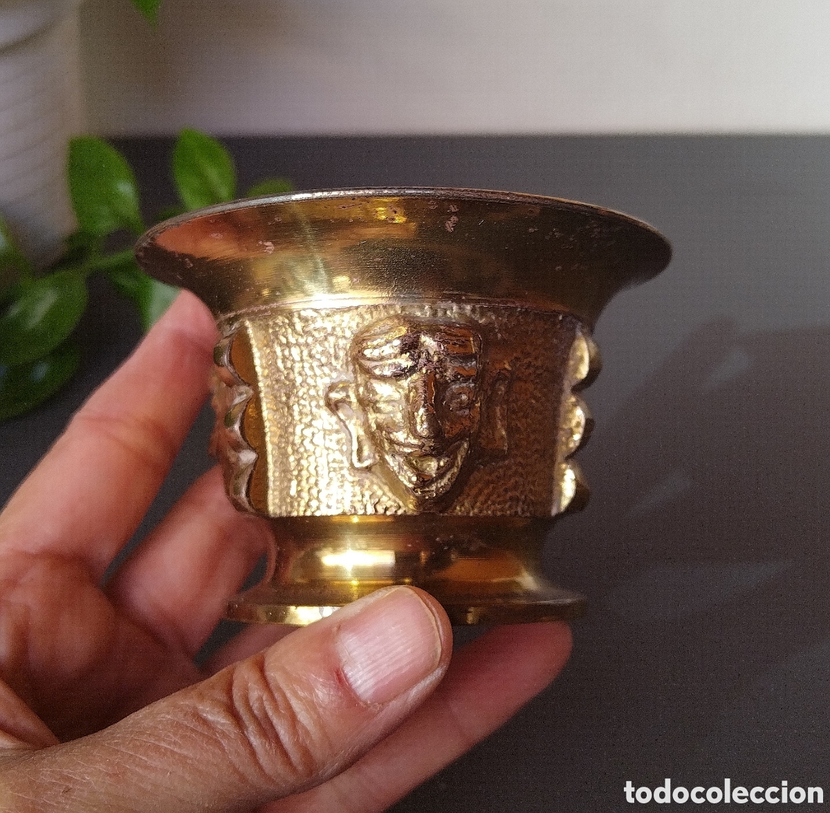 Antig&uuml;edades: Antiguo almirez de bronce - Foto 5
