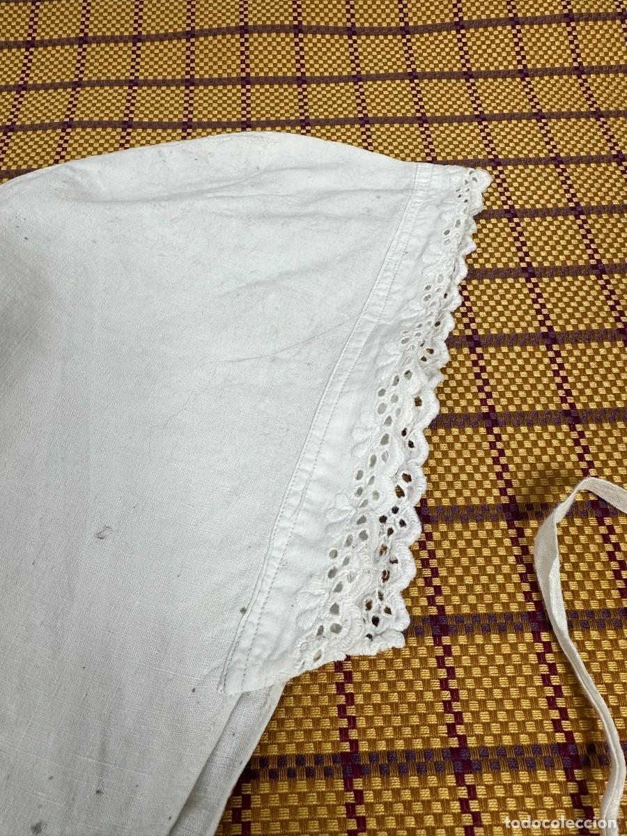 Antig&uuml;edades: Antiguo gorro de dormir - Foto 3