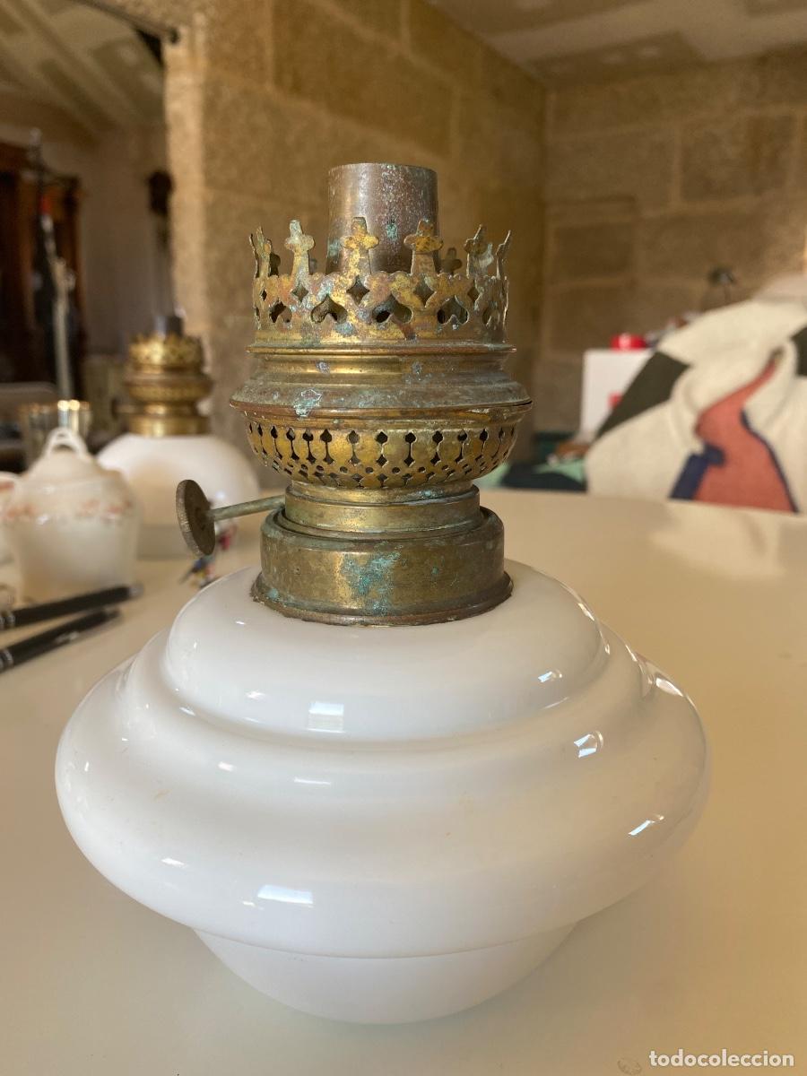 Antig&uuml;edades: Quinqu&eacute; de opalina, f&iacute;nales S- XIX - Foto 2