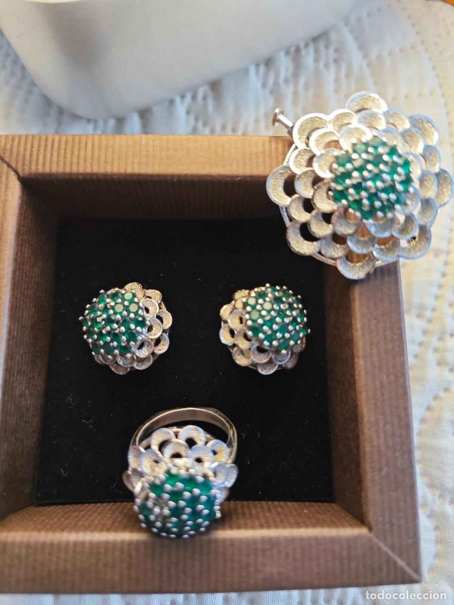 Antig&uuml;edades: Conjunto joyas plata - Foto 2