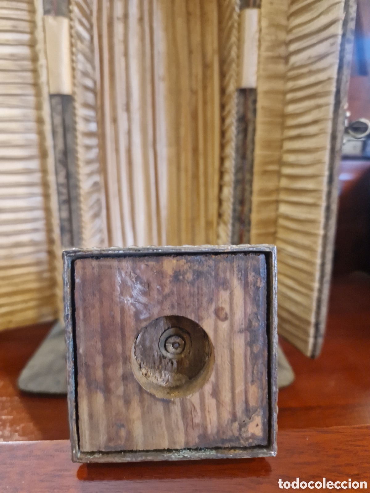 Antig&uuml;edades: Mini capilla Virgen del Pilar con ba&ntilde;o de plata - Foto 6