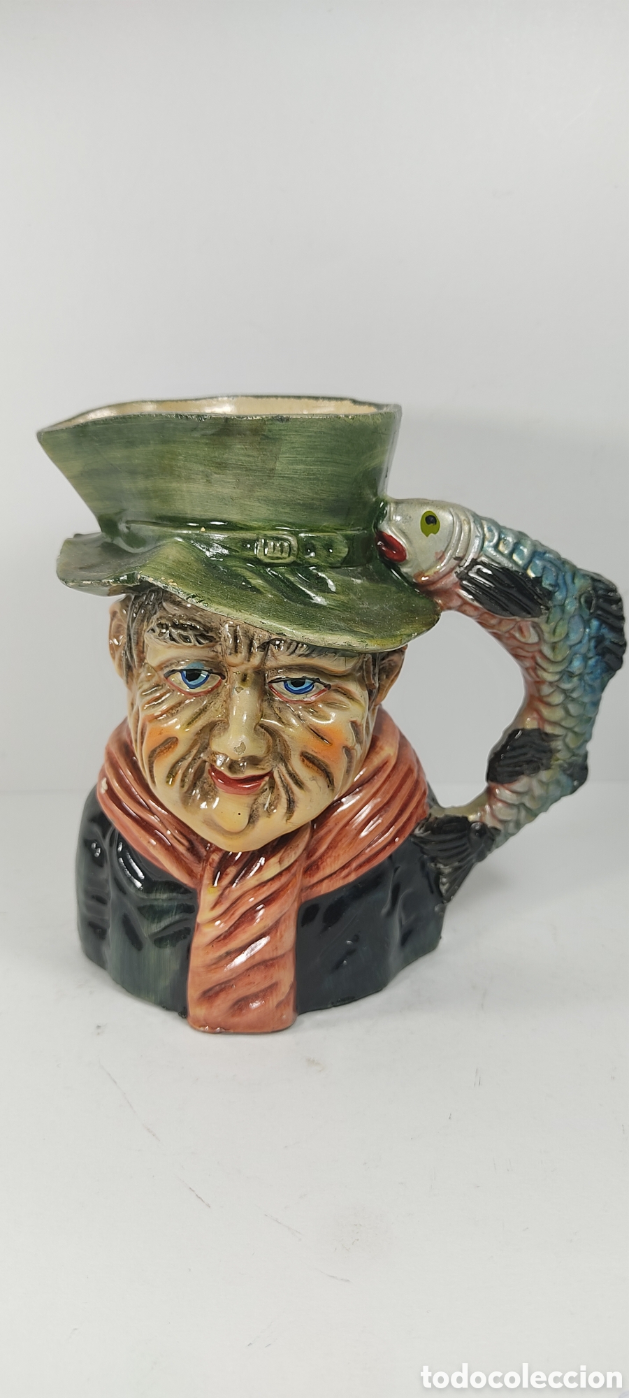 Antig&uuml;edades: JARRA CON CARA, TIPO TOBY JUG, Y ASA CON FORMA DE PEZ. - Foto 14