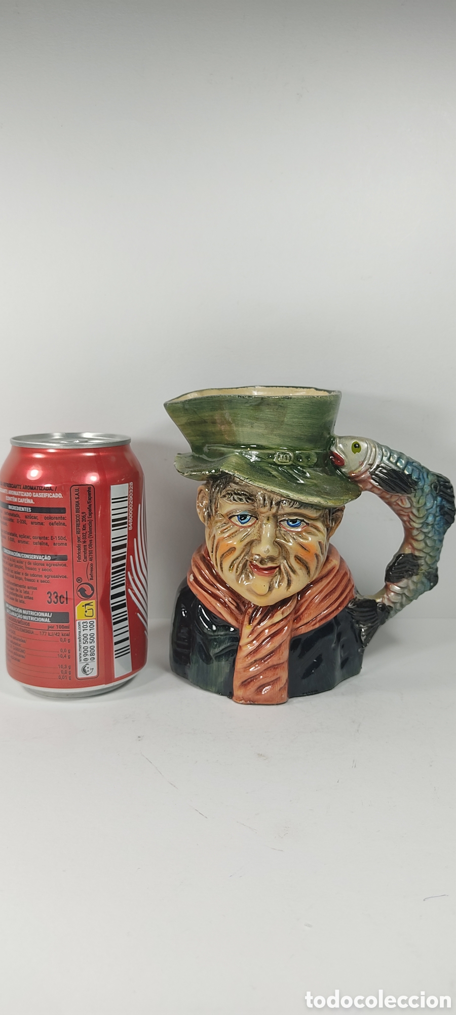 Antig&uuml;edades: JARRA CON CARA, TIPO TOBY JUG, Y ASA CON FORMA DE PEZ. - Foto 17