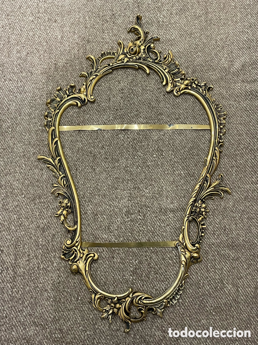 Antig&uuml;edades: Marco de bronce estilo rococ&oacute; (70 &times; 42 cm) - Foto 2