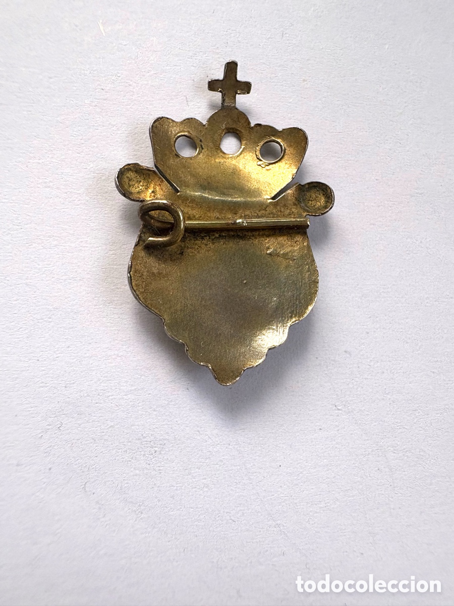 Antig&uuml;edades: ALFILER MEDALLA VIRGEN - Foto 2