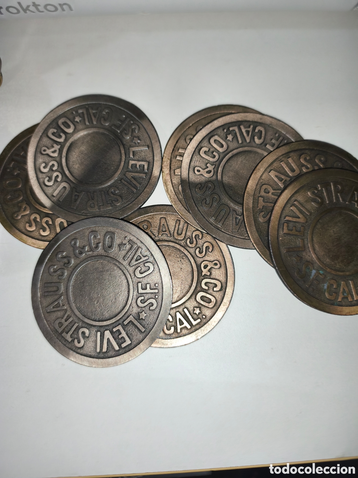 Antig&uuml;edades: Levi Strauss y co , 7.5cm - Foto 2