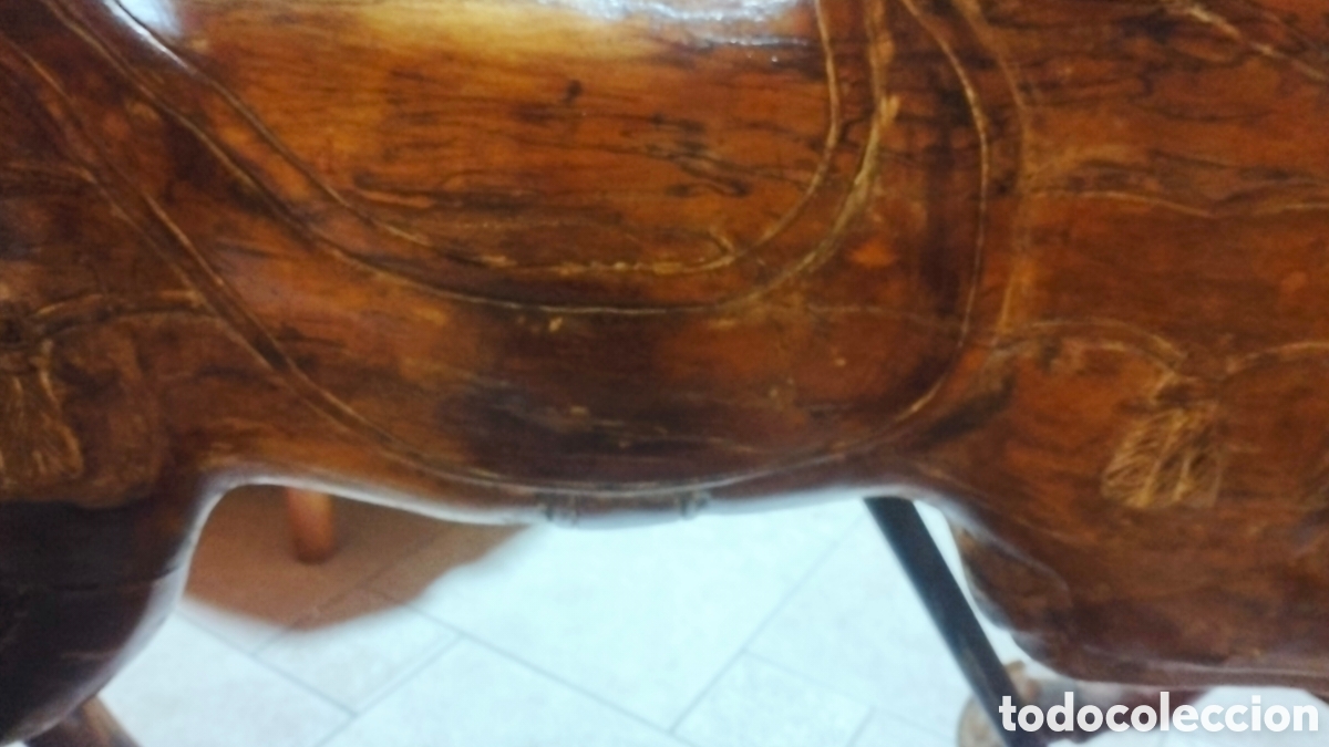 Antig&uuml;edades: Caballo de Madera de gran tama&ntilde;o - Foto 7