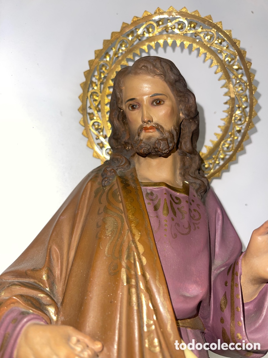 Antig&uuml;edades: Estatua de San Jos&eacute; 50cms - Foto 3