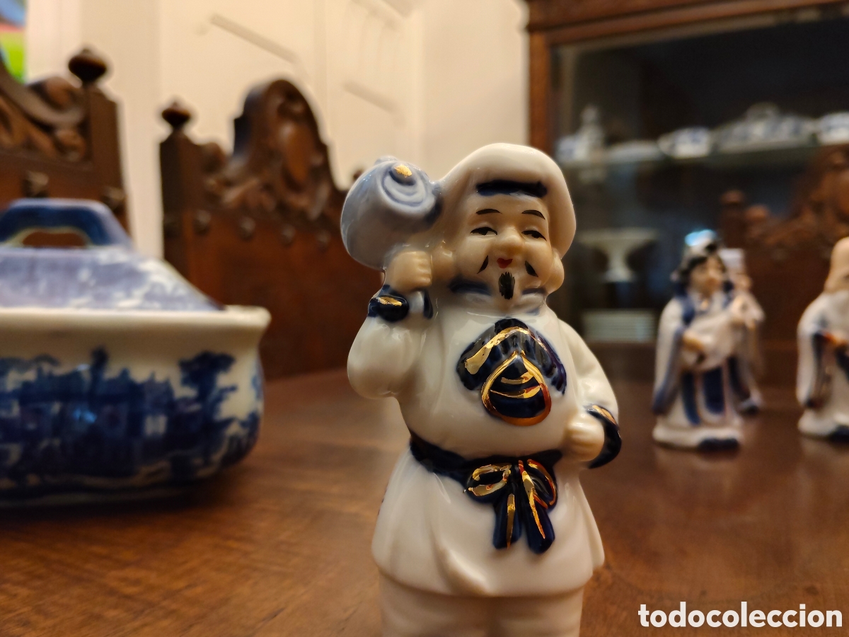 Antiguidades: Dios Japones de porcelana Daikokuten