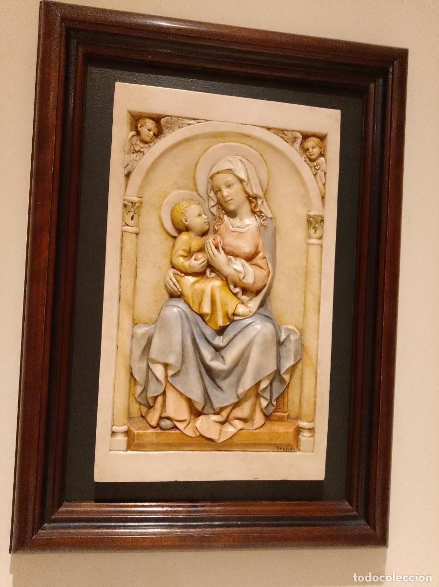 Antig&uuml;edades: Cuadro Virgen con el Ni&ntilde;o - Foto 1