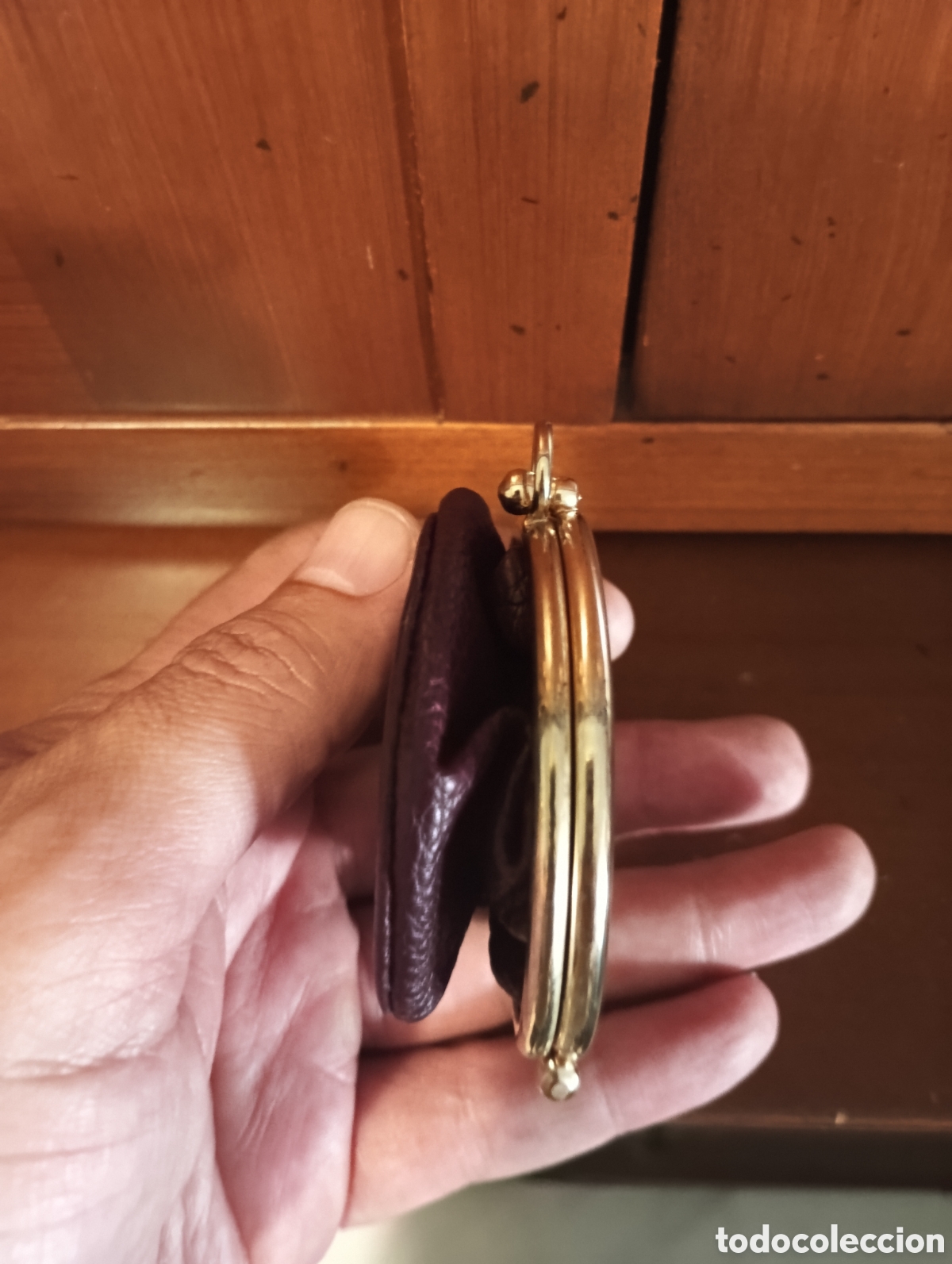Antig&uuml;edades: Antiguo monedero tipo fuelle - Foto 2