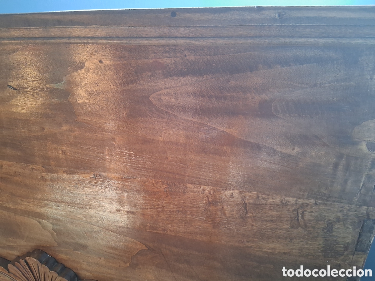 Antig&uuml;edades: Baul arca de madera restaurado mueble antiguo - Foto 14