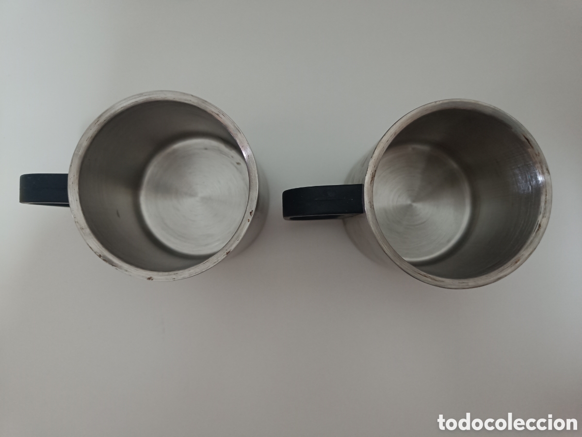 Antig&uuml;edades: Tazas de acero inoxidable - Foto 2