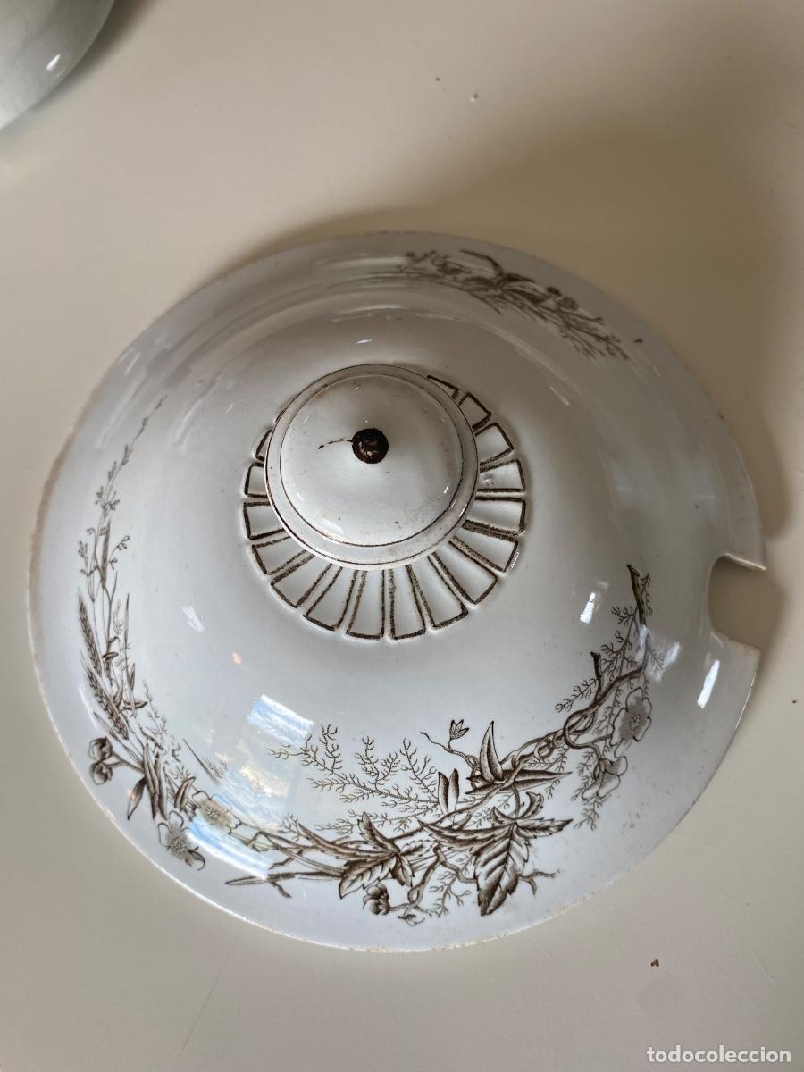 Antig&uuml;edades: Tapa de sopera. S-XIX - Foto 1