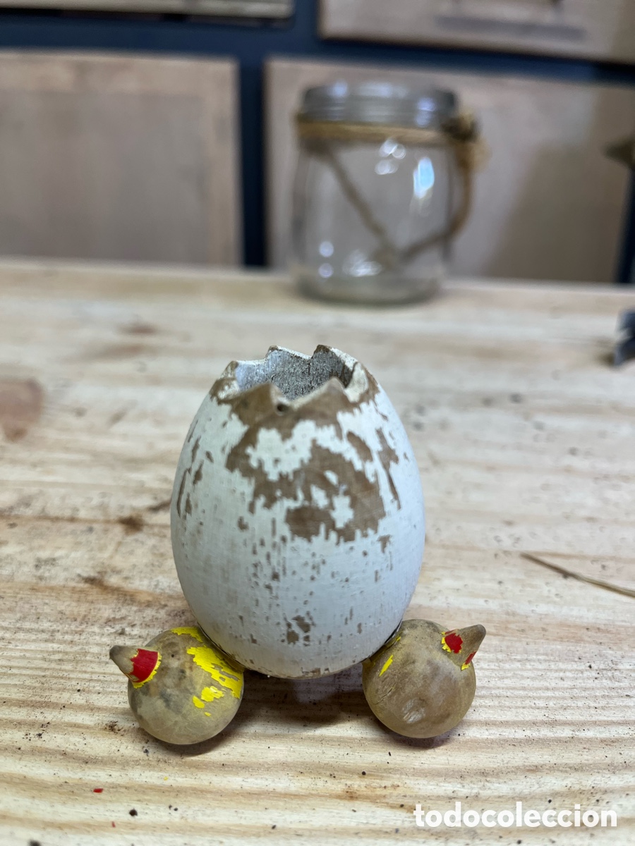 Antig&uuml;edades: Antiguo palillero de madera