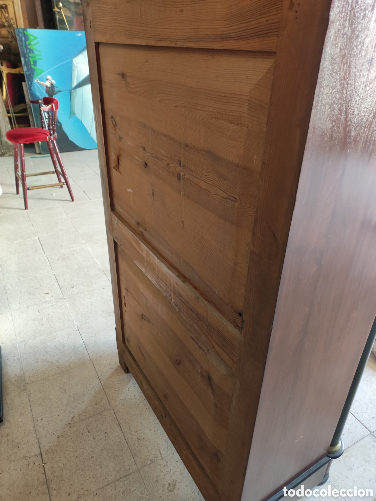 Antig&uuml;edades: Escritorio imperio siglo XIX - Foto 5