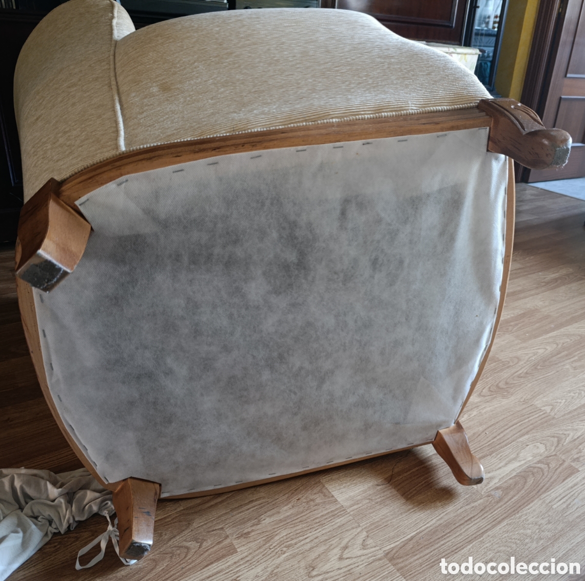 Antig&uuml;edades: Sofa tresillo antiguo - Foto 8