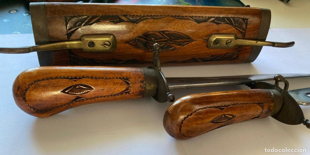 Antig&uuml;edades: Juego Cuchillo y tenedor - Foto 4