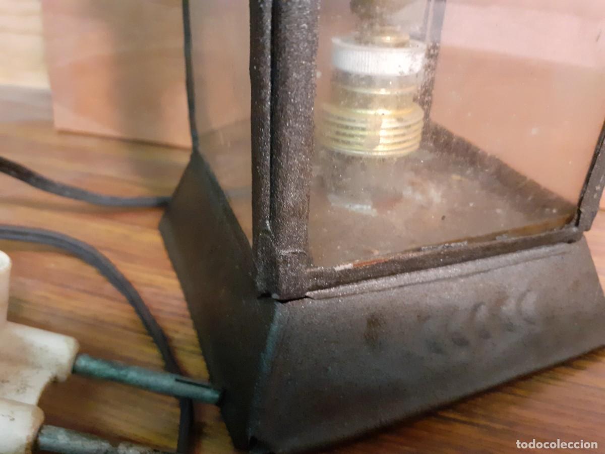 Antig&uuml;edades: Fanal de capilla, de cobre, electrificado - Foto 4