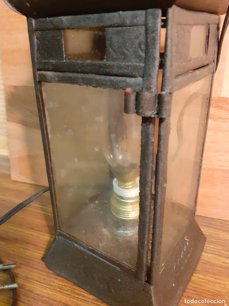 Antig&uuml;edades: Fanal de capilla, de cobre, electrificado - Foto 5