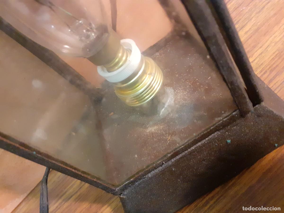 Antig&uuml;edades: Fanal de capilla, de cobre, electrificado - Foto 7