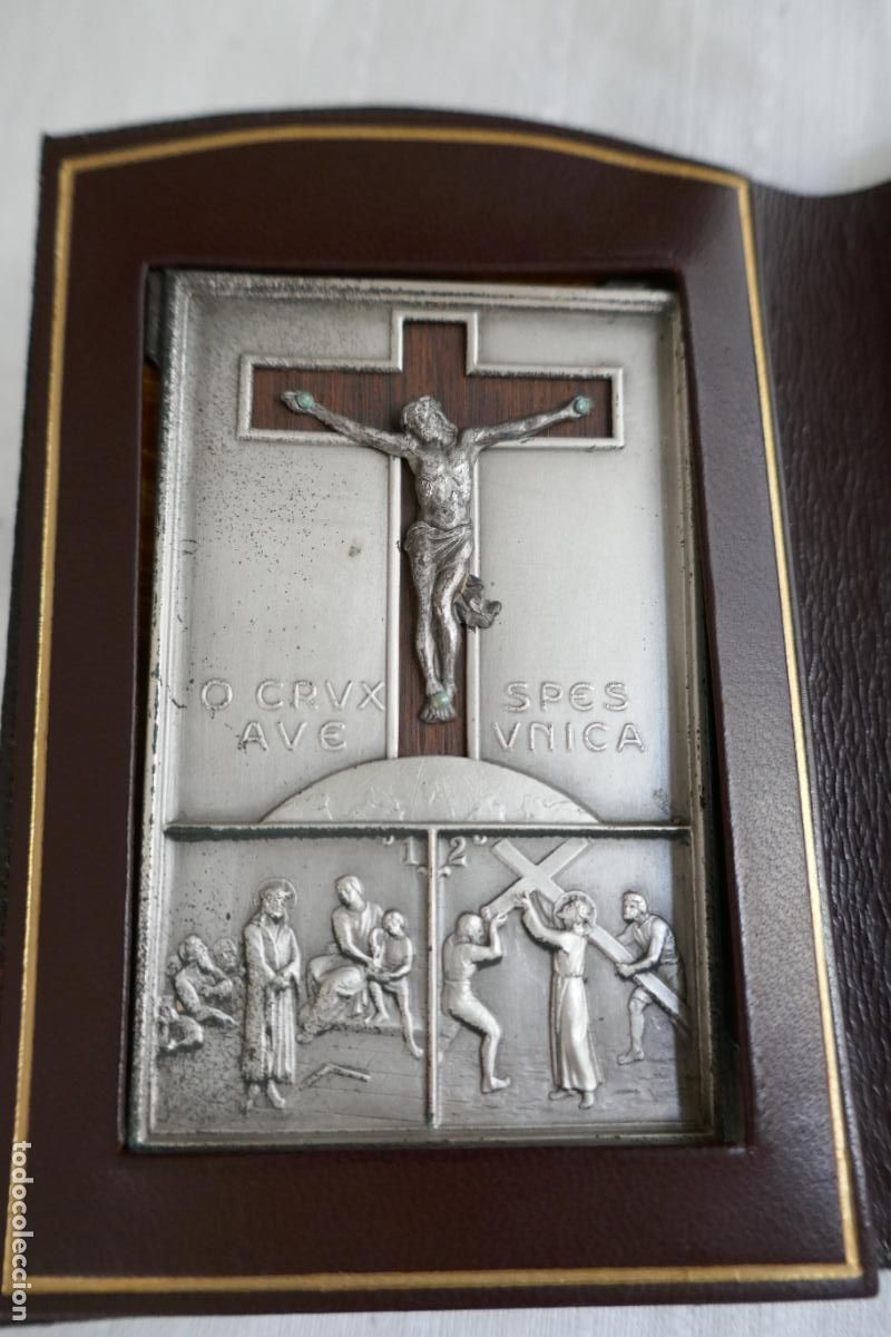 Antig&uuml;edades: Curiosa cartera de Crucifixi&oacute;n de Jes&uacute;s - Foto 2
