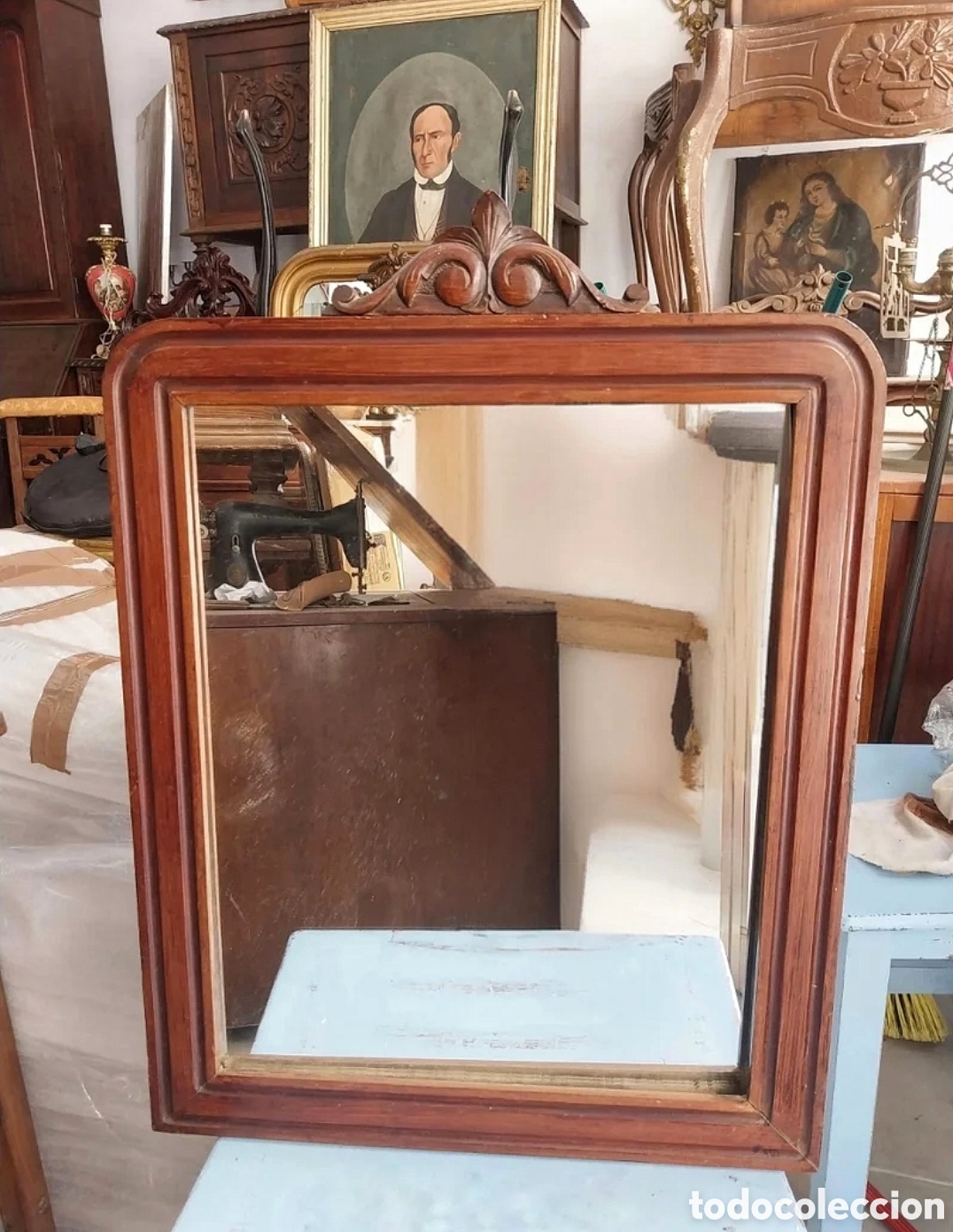 Antig&uuml;edades: Espejo &eacute;poca Alfonsina - Foto 1
