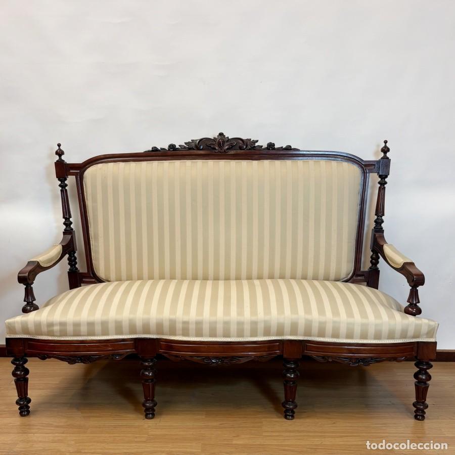 Antig&uuml;edades: Sof&aacute; de Madera noble - Foto 1