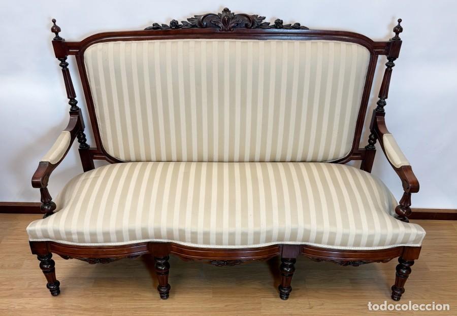 Antig&uuml;edades: Sof&aacute; de Madera noble - Foto 7