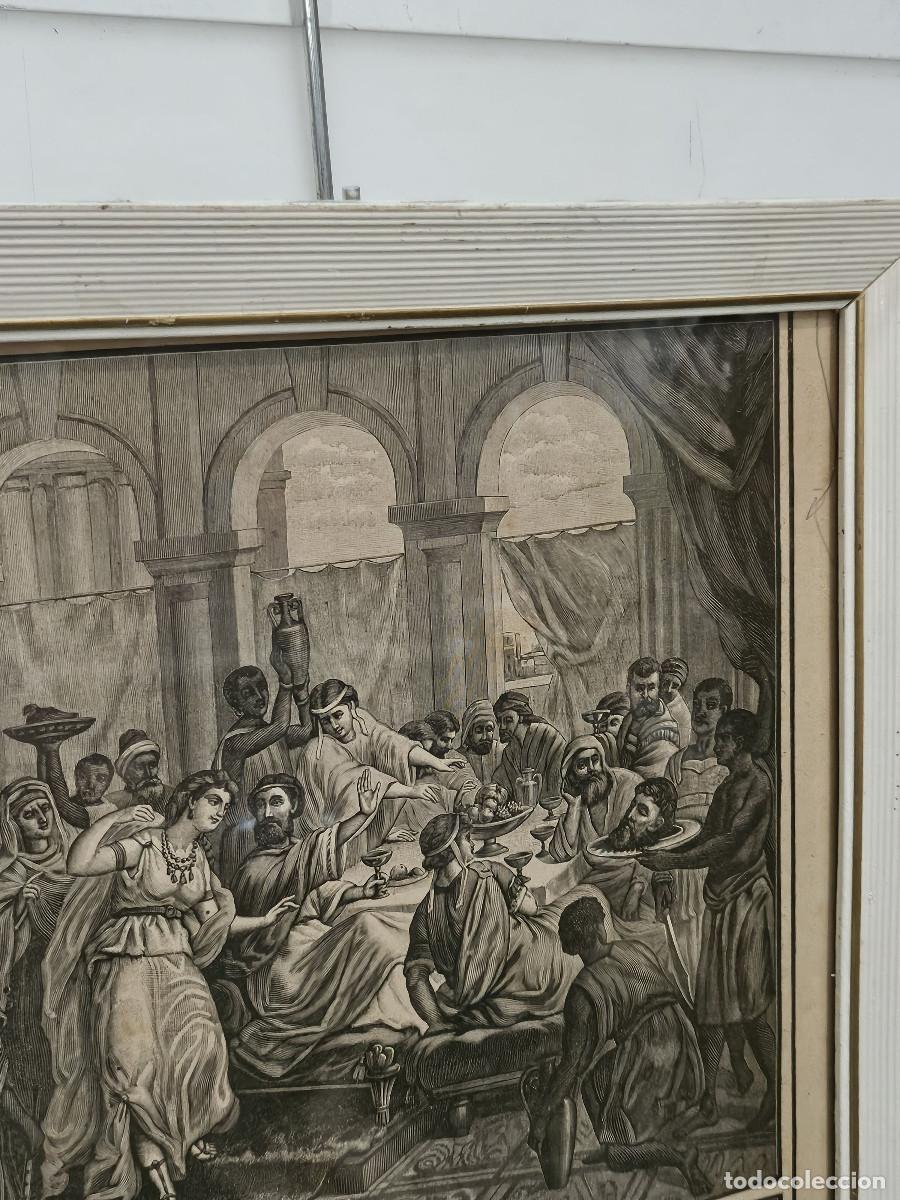 Antig&uuml;edades: cuadro grabado religioso - Foto 3