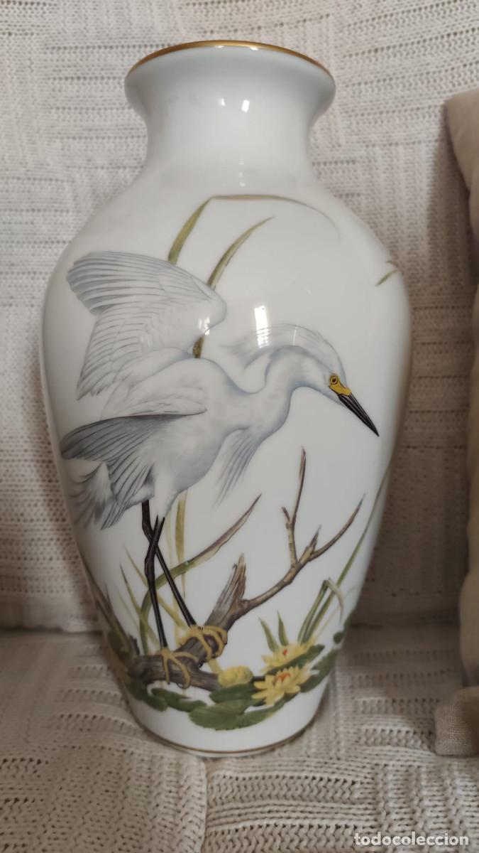 Antig&uuml;edades: lote de 3 jarrones franklin porcelain a&ntilde;o 1981 - Foto 1