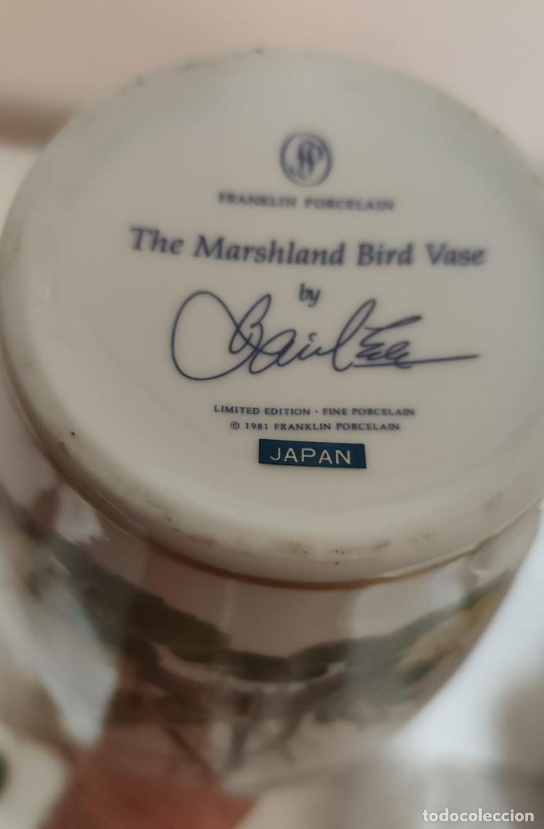 Antig&uuml;edades: lote de 3 jarrones franklin porcelain a&ntilde;o 1981 - Foto 5
