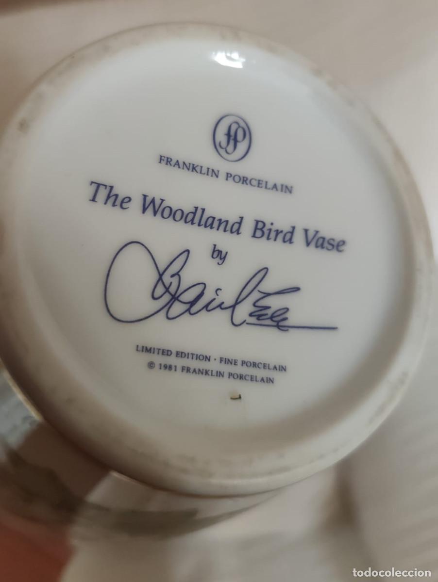 Antig&uuml;edades: lote de 3 jarrones franklin porcelain a&ntilde;o 1981 - Foto 7