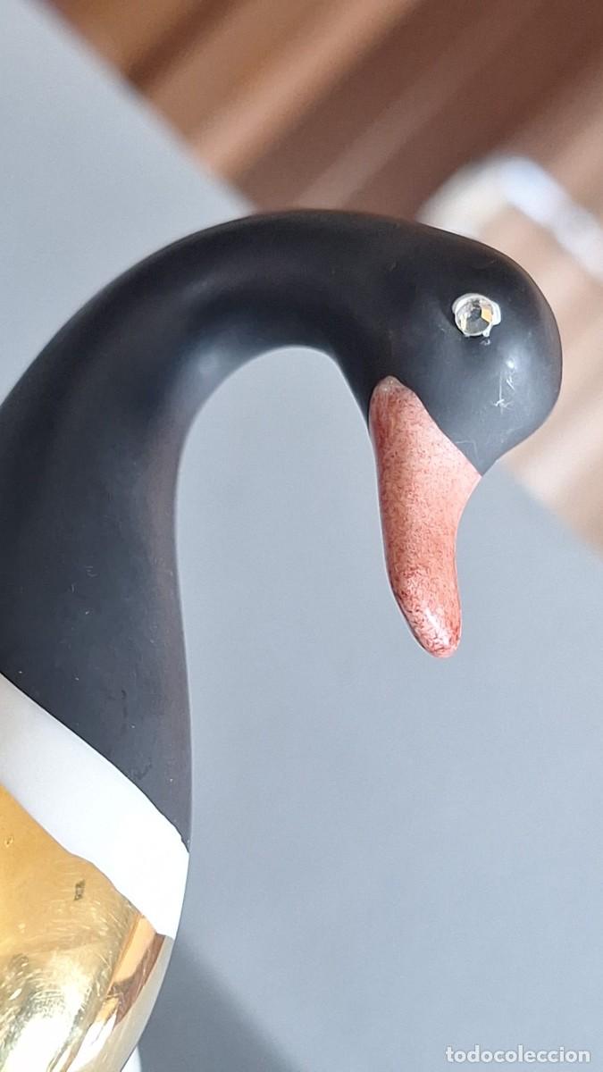 Antig&uuml;edades: Cisne Porcelana Mate y Brillo CAPODIMONTE - Foto 2