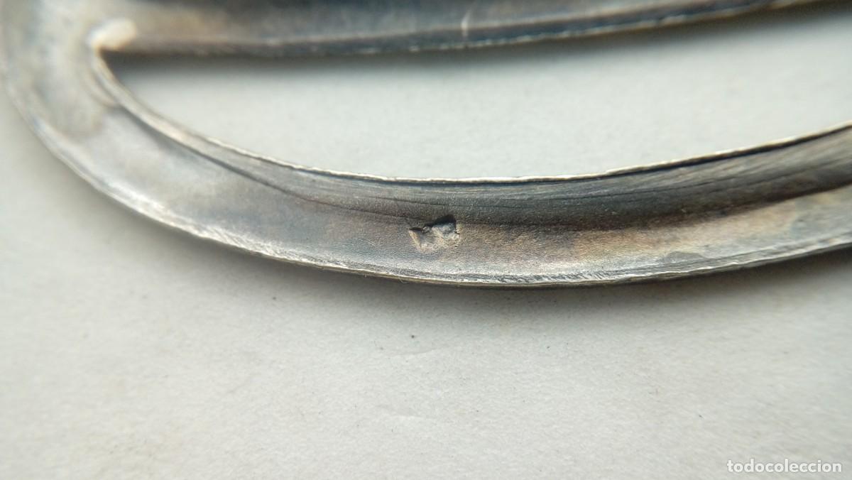 Antig&uuml;edades: HEBILLA DE CINTURON DE PLATA - Foto 5