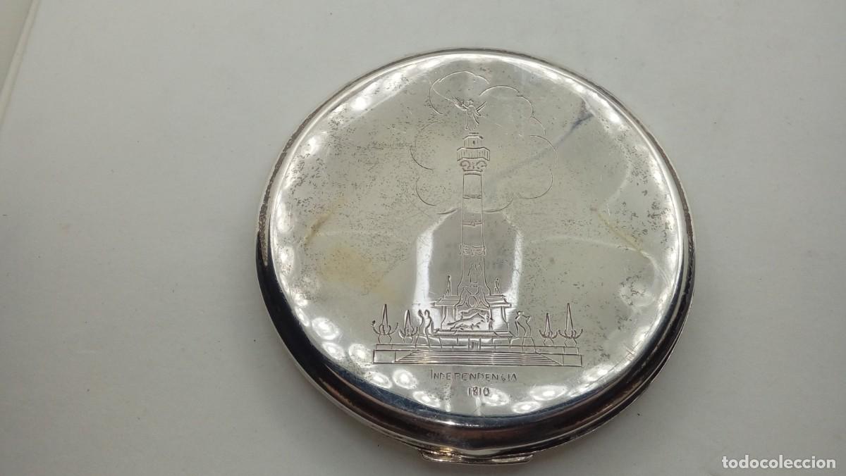 Antig&uuml;edades: ANTIGUA POLVERA DE PLATA A&Ntilde;O 1810 - Foto 3