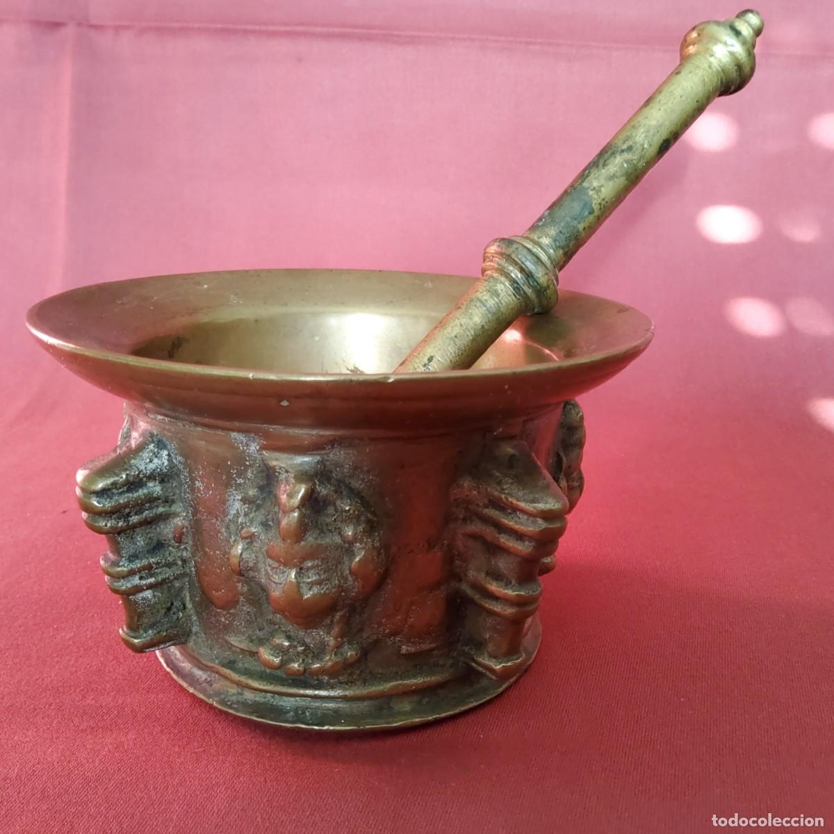 Antig&uuml;edades: ANTIGUO ALMIREZ DE BRONCE, SIGLO XVI - Foto 2
