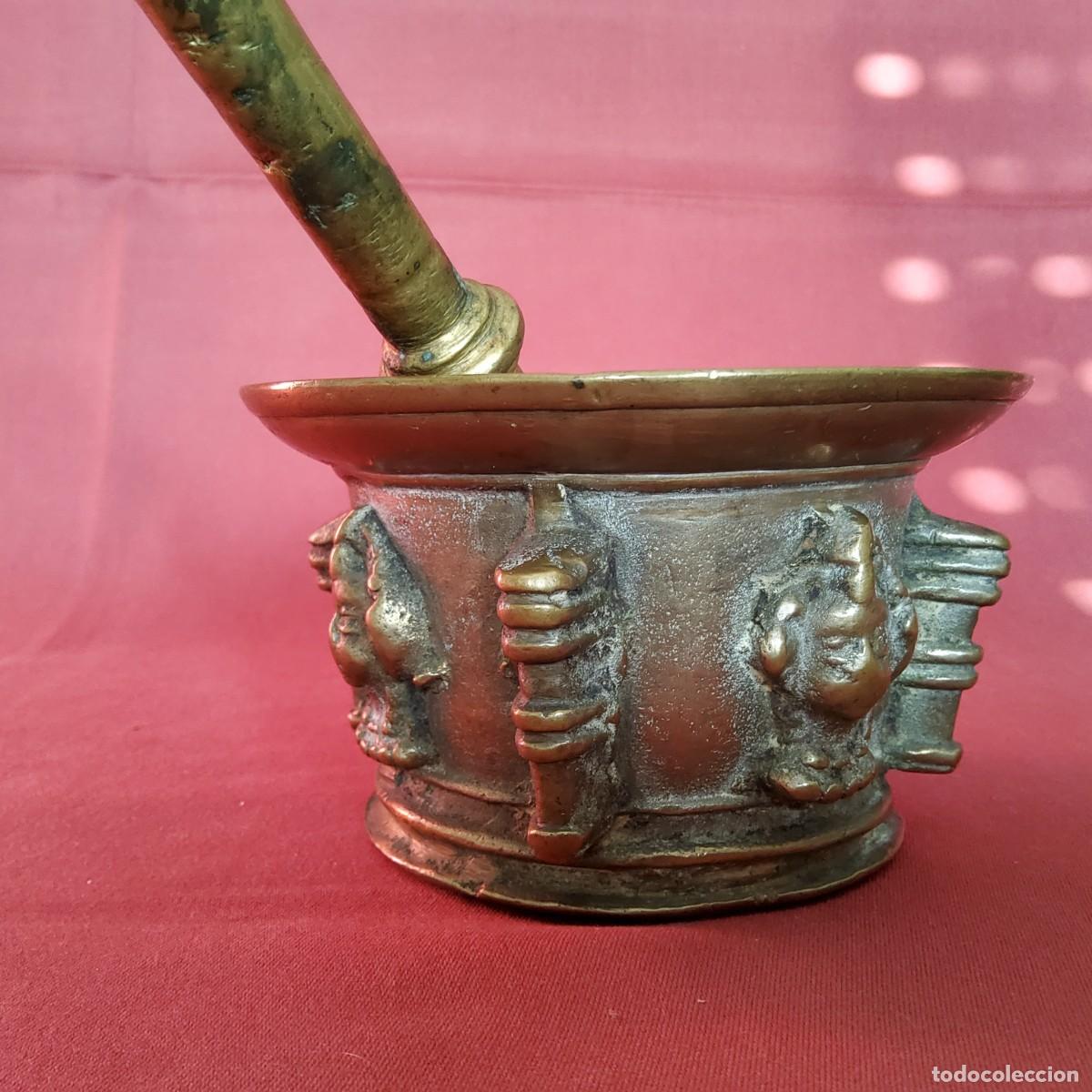 Antig&uuml;edades: ANTIGUO ALMIREZ DE BRONCE, SIGLO XVI - Foto 4
