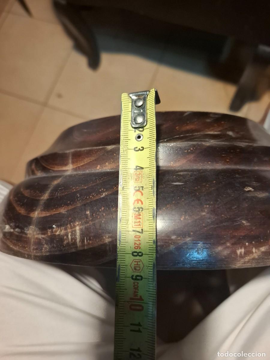 Antig&uuml;edades: Base en madera. Ideal para colocar figura u otro objeto - Foto 5