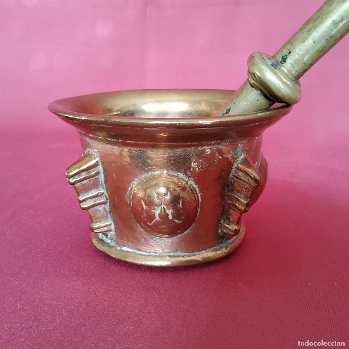 Antig&uuml;edades: ANTIGUO ALMIREZ DE BRONCE, SIGLO XVIII - Foto 1