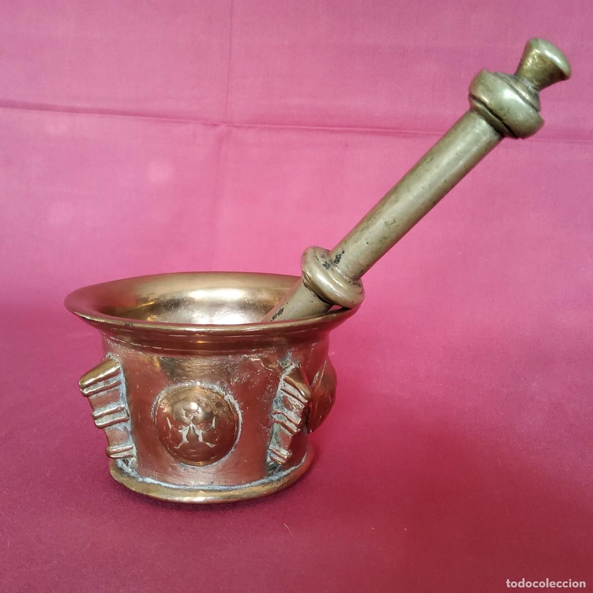 Antig&uuml;edades: ANTIGUO ALMIREZ DE BRONCE, SIGLO XVIII - Foto 2