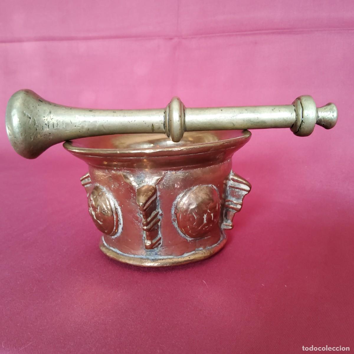 Antig&uuml;edades: ANTIGUO ALMIREZ DE BRONCE, SIGLO XVIII - Foto 3