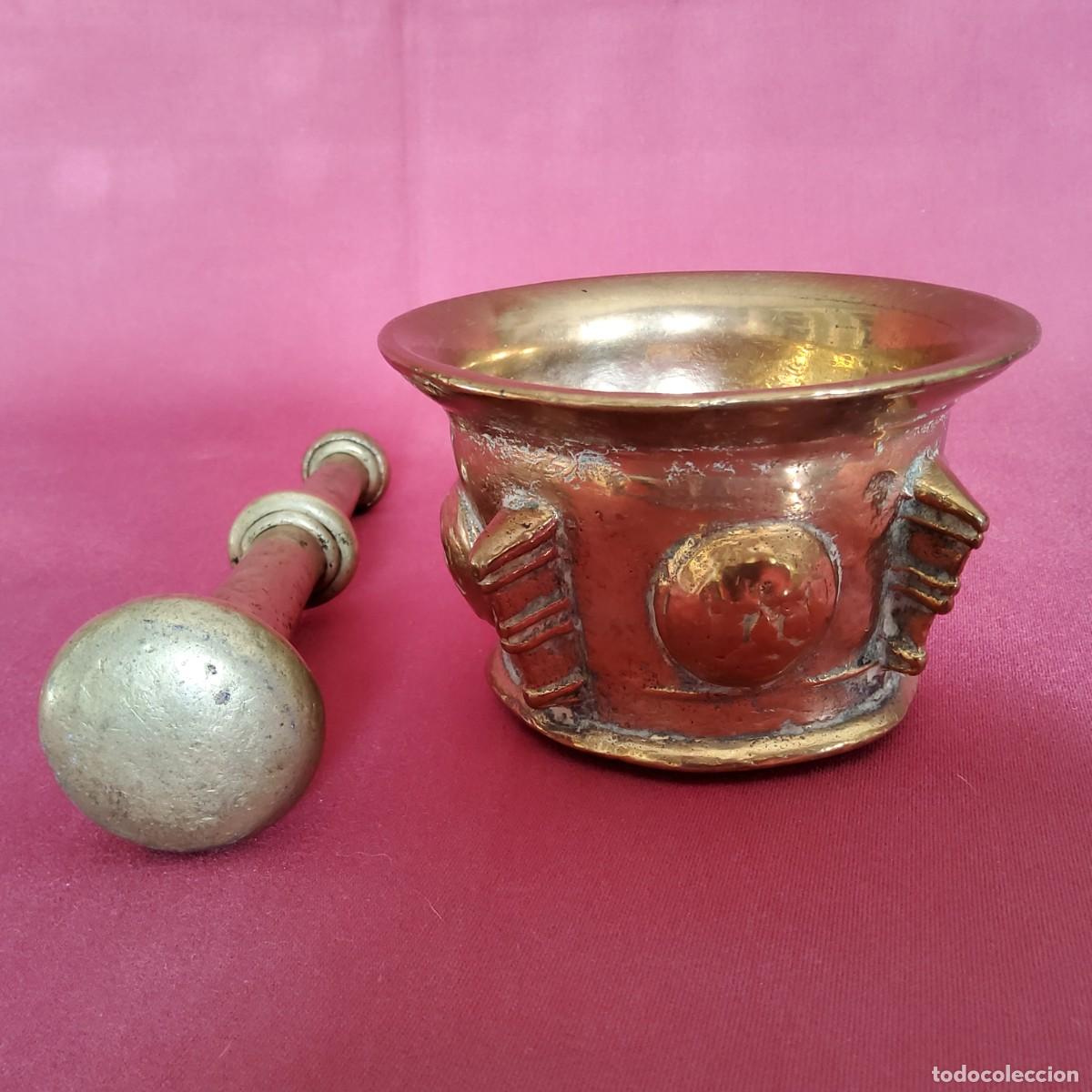 Antig&uuml;edades: ANTIGUO ALMIREZ DE BRONCE, SIGLO XVIII - Foto 4
