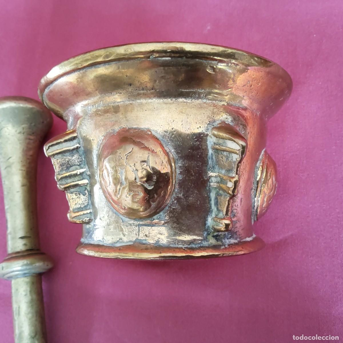 Antig&uuml;edades: ANTIGUO ALMIREZ DE BRONCE, SIGLO XVIII - Foto 8